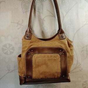 St. John's Bay Brown and Tan Shoulder Bag